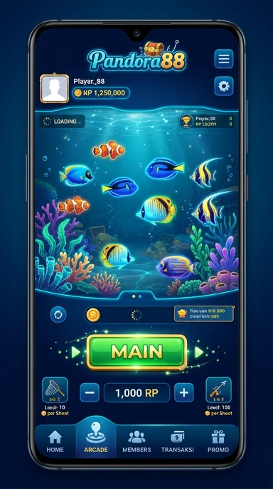 Galeri pratinjau visual pandora88 build APK resmi terbaru